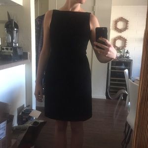 Vintage '90s Black Velvet Cocktail Dress